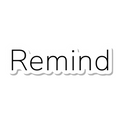 Remind die-cut sticker