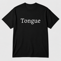 Tongue T-Shirt in black