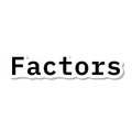 Factors die-cut sticker