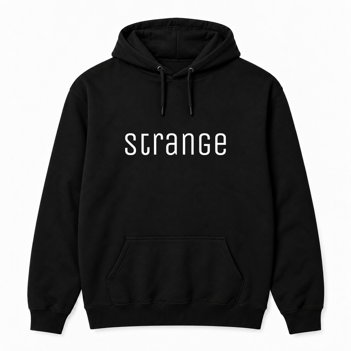 Strange Hoodie in black