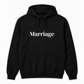 Marriage Hoodie in black
