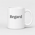 Regard Mug in white