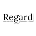 Regard die-cut sticker
