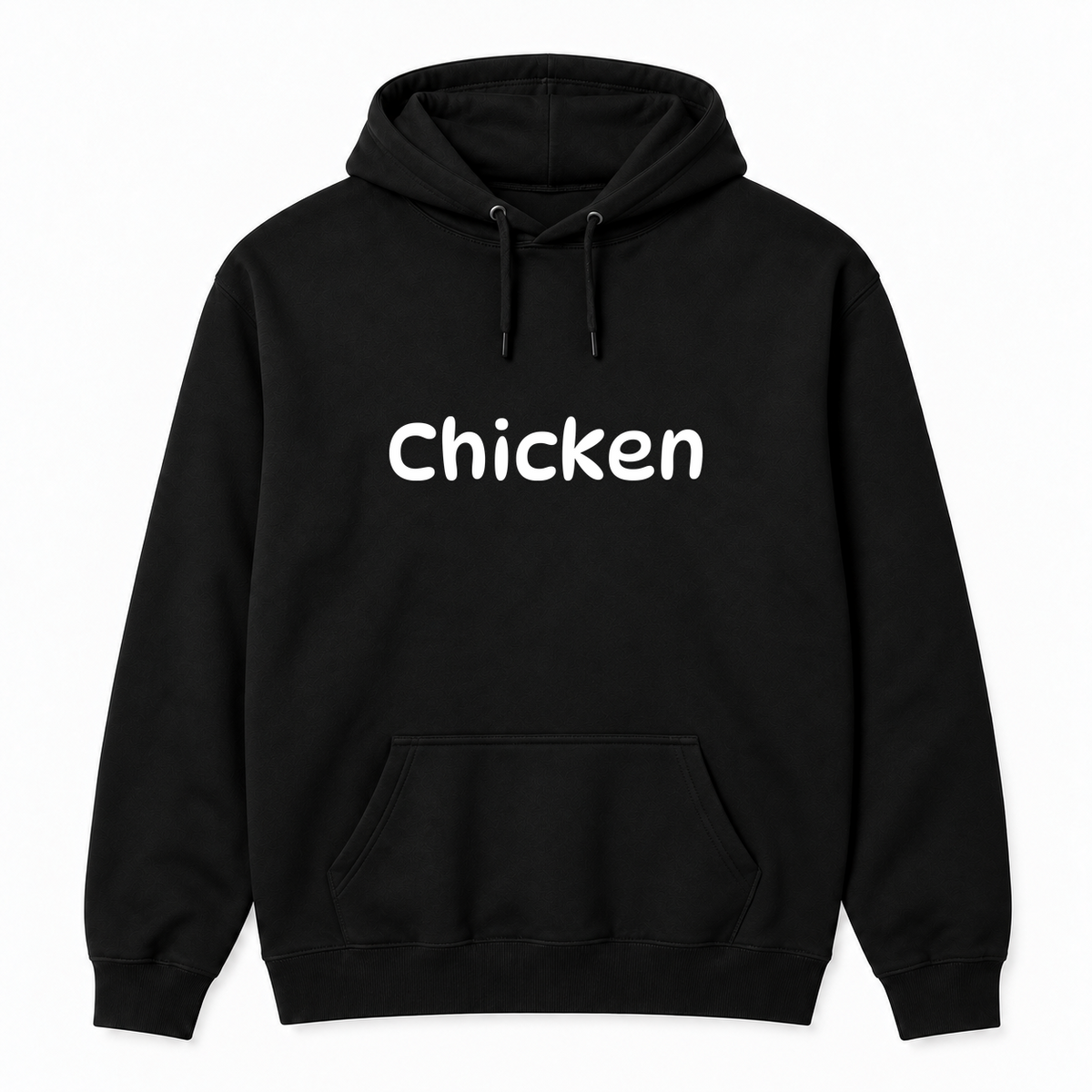 Chicken Hoodie in black