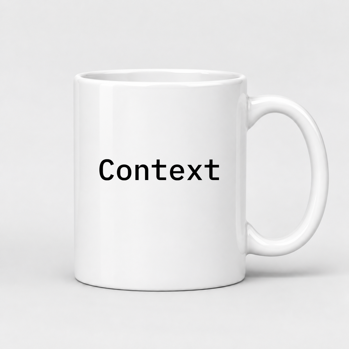 Context Mug in white