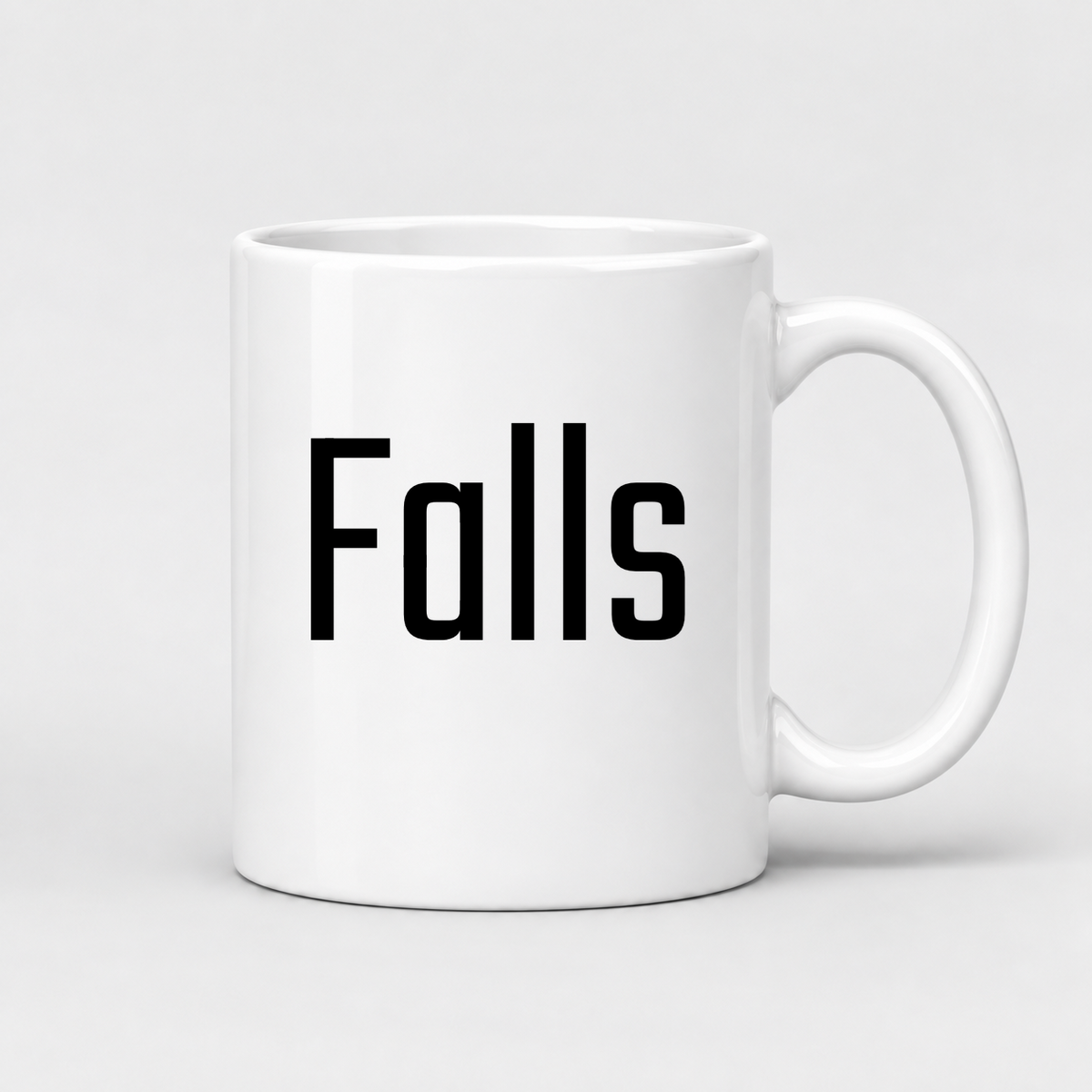 Falls Mug in white