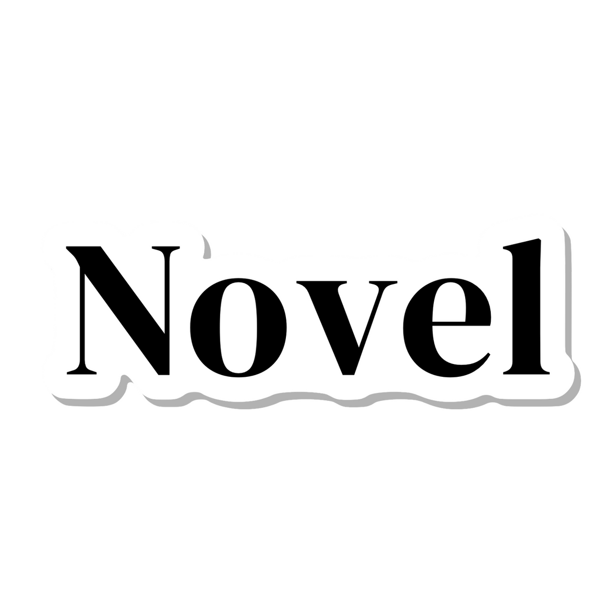 Novel die-cut sticker