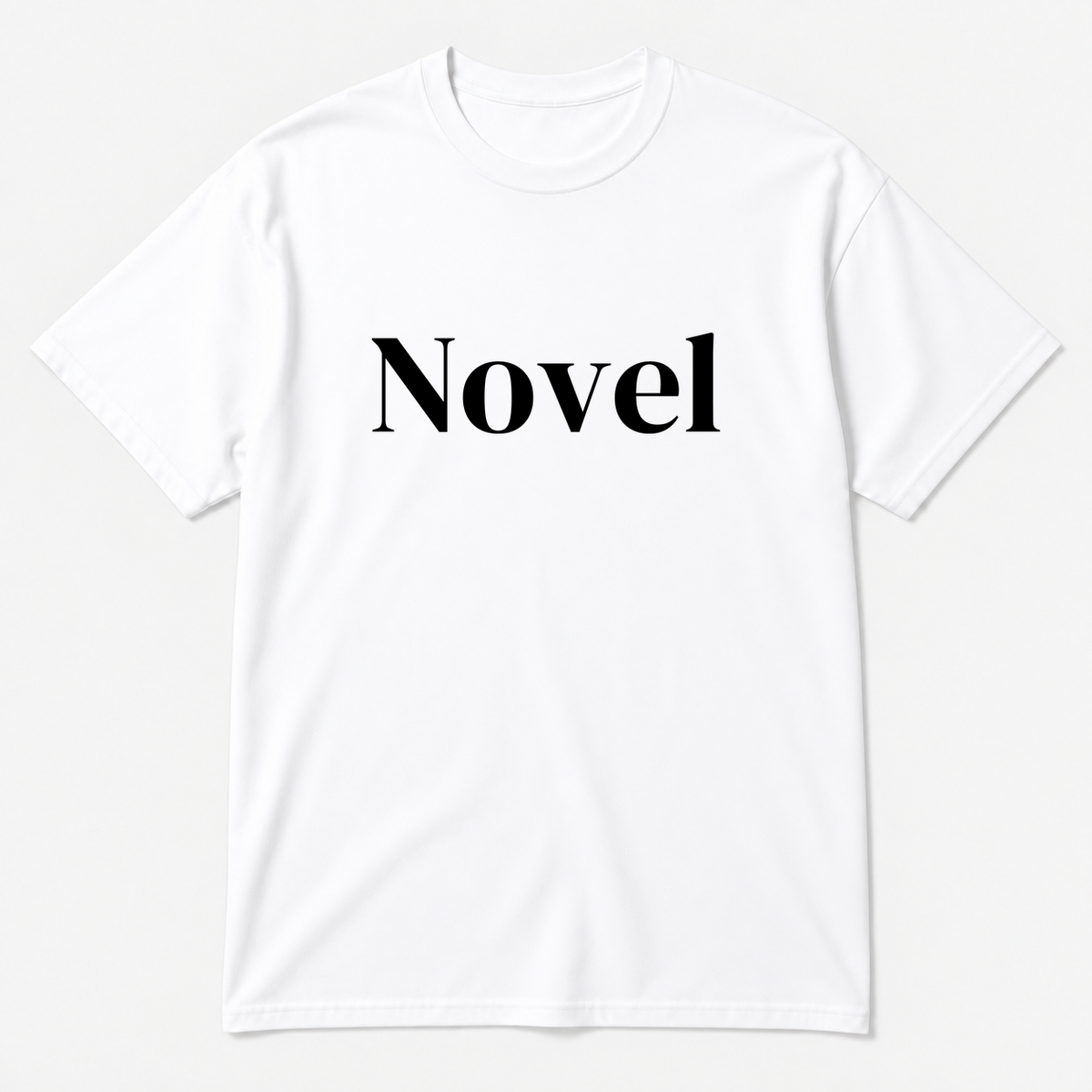 Novel T-Shirt in white