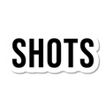 Shots die-cut sticker