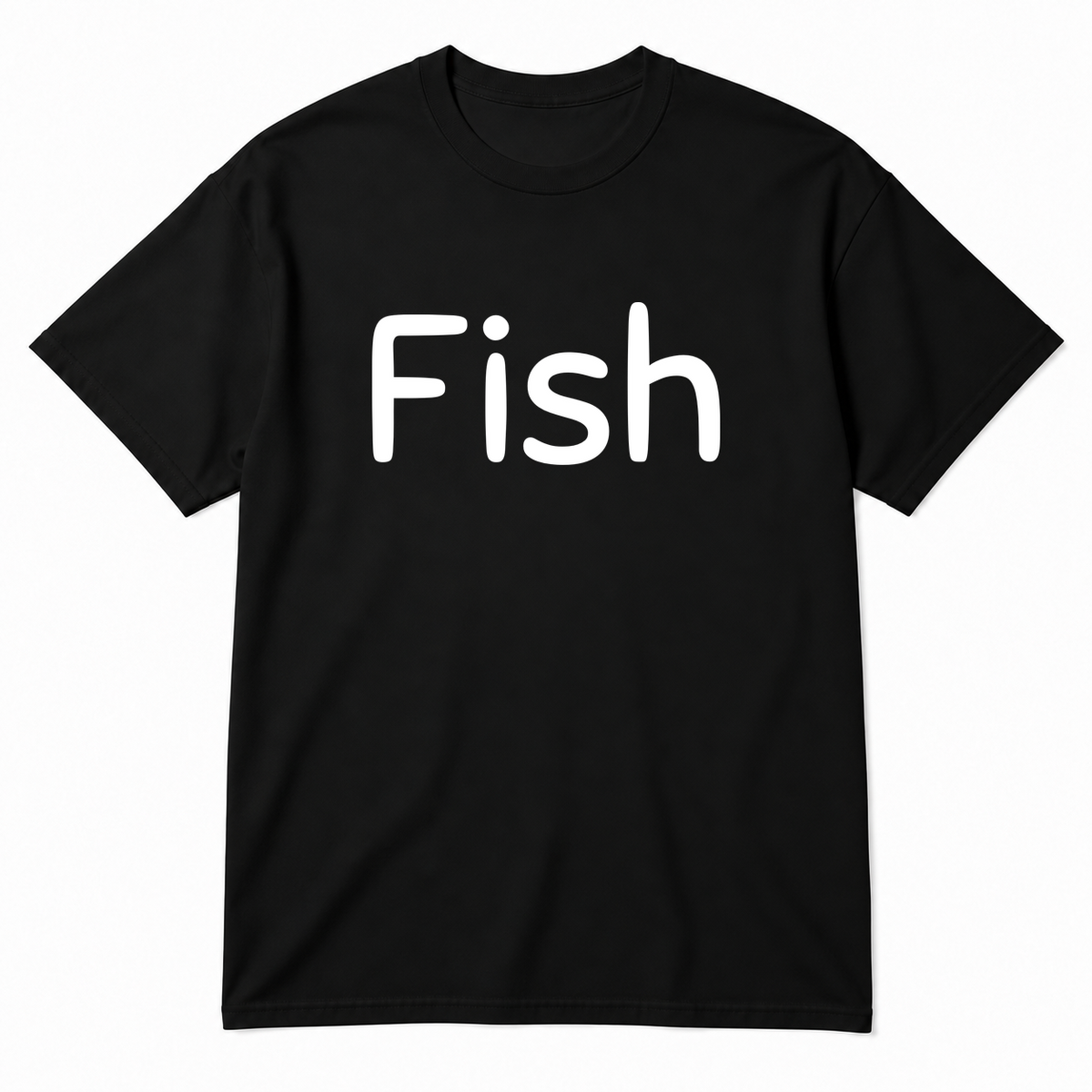 Fish T-Shirt in black