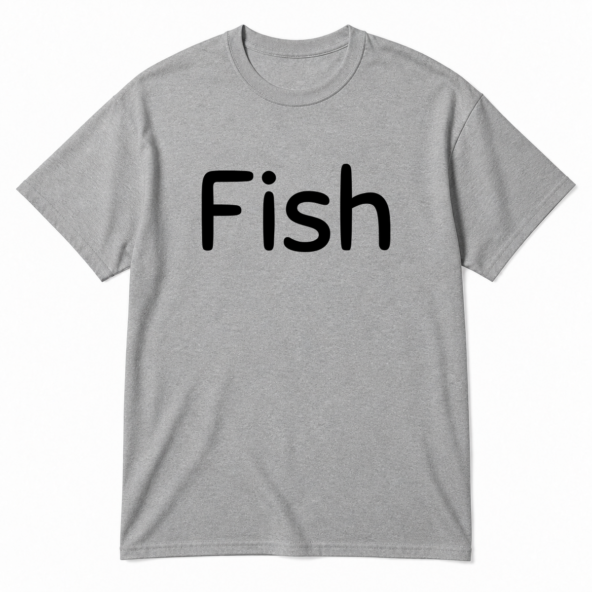 Fish T-Shirt in gray
