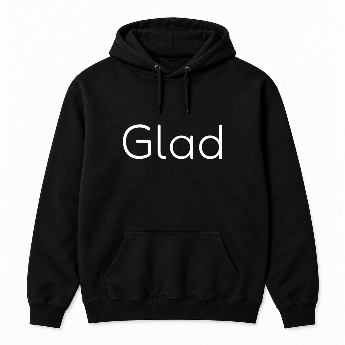 Glad Hoodie in black