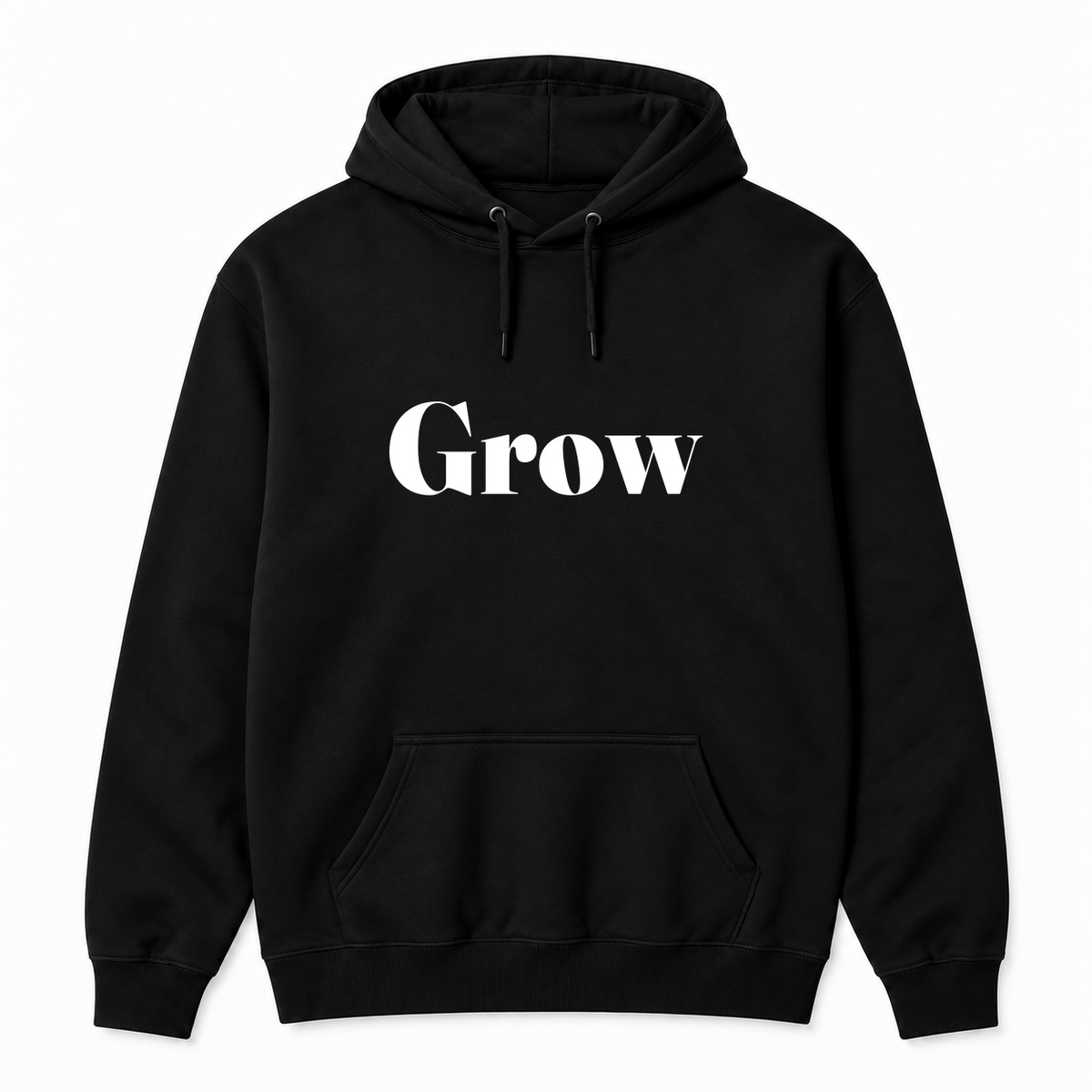 Grow Hoodie in black