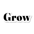 Grow die-cut sticker