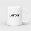 Carter Mug in white
