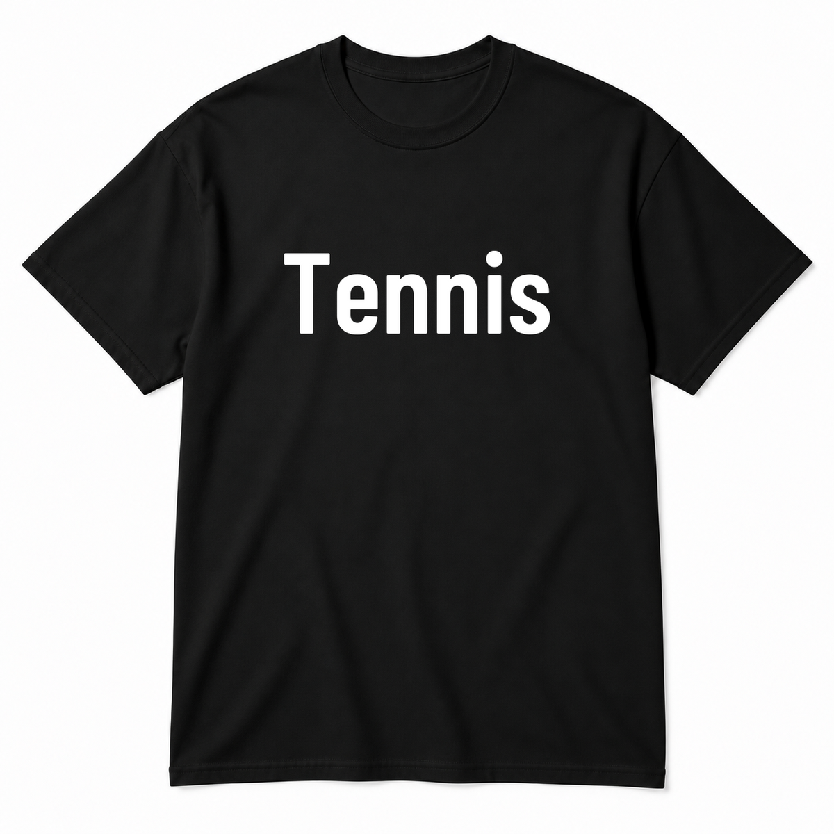Tennis T-Shirt in black