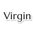 Virgin die-cut sticker