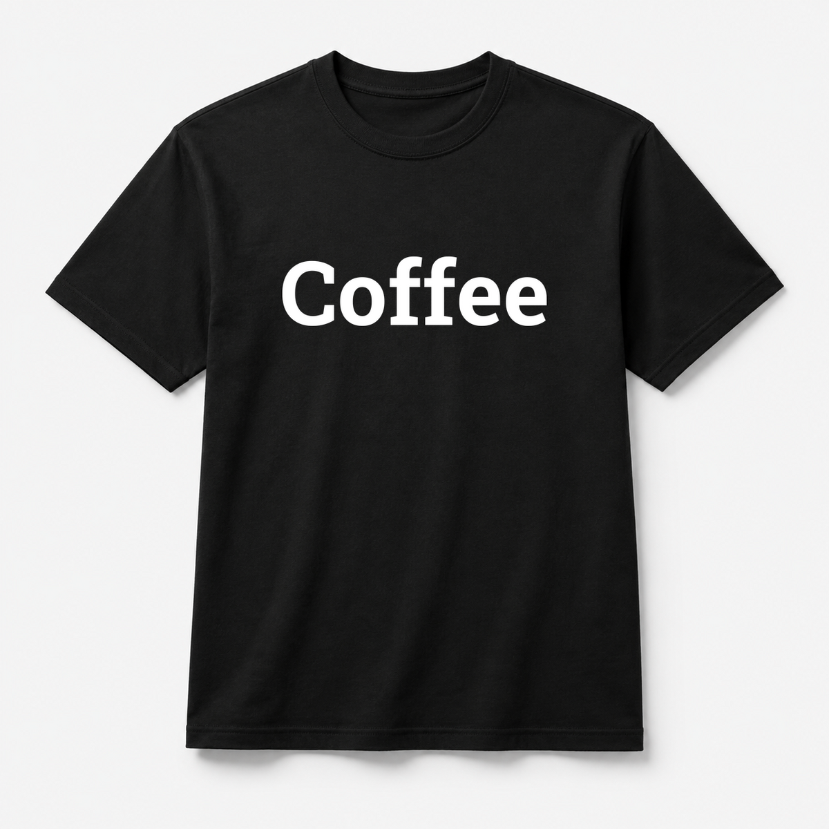 Coffee T-Shirt in black