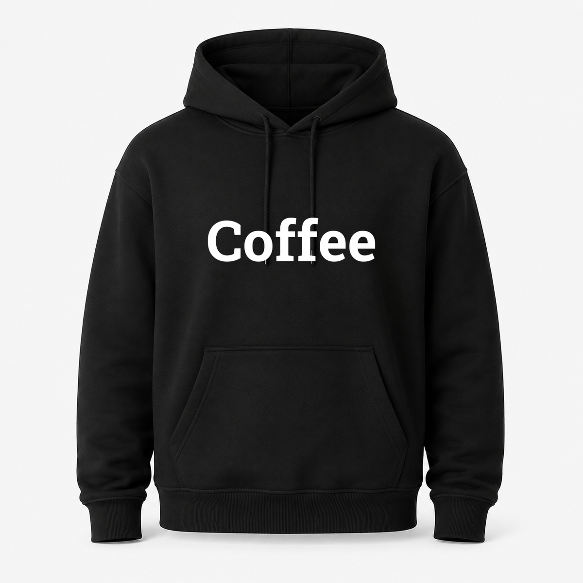 Coffee Hoodie in black