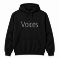 Voices Hoodie in black