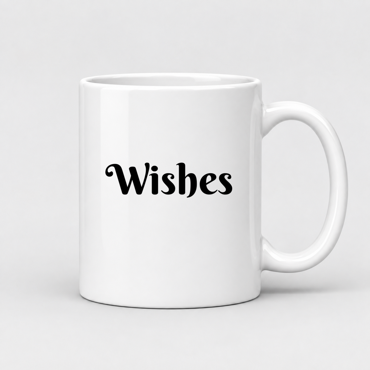 Wishes Mug in white