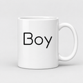 Boy Mug in white