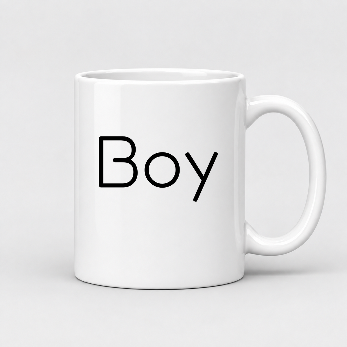 Boy Mug in white