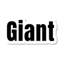 Giant die-cut sticker