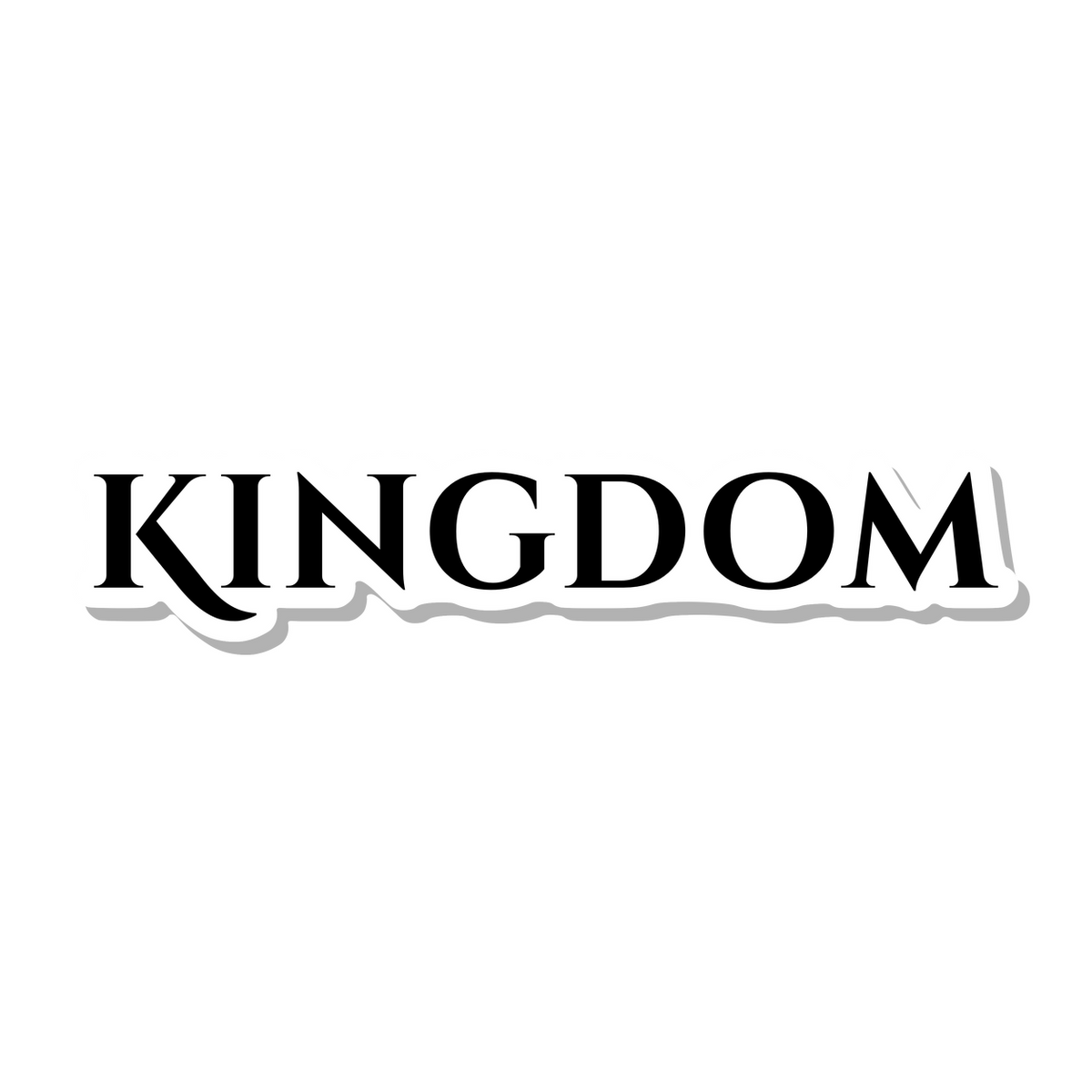 Kingdom die-cut sticker