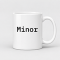 Minor Mug in white