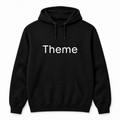 Theme Hoodie in black