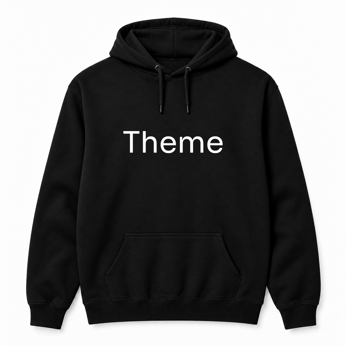 Theme Hoodie in black