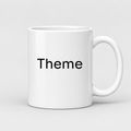Theme Mug in white