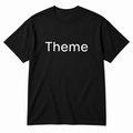 Theme T-Shirt in black