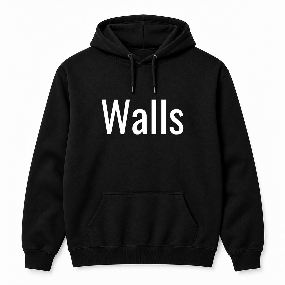 Walls Hoodie in black