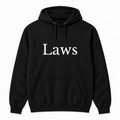 Laws Hoodie in black