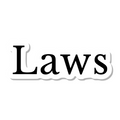 Laws die-cut sticker