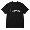 Laws T-Shirt in black