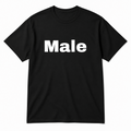 Male T-Shirt in black