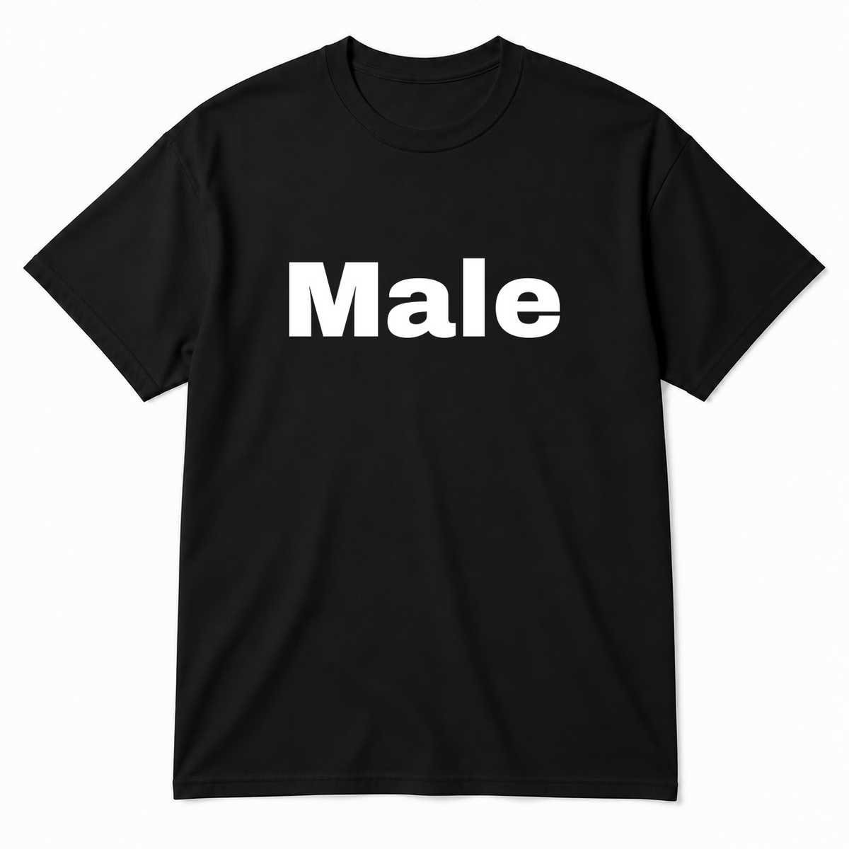 Male T-Shirt in black