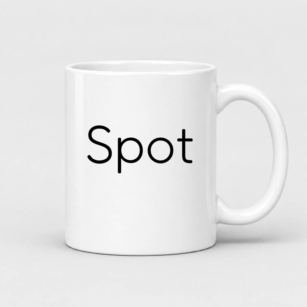 Spot Mug in white