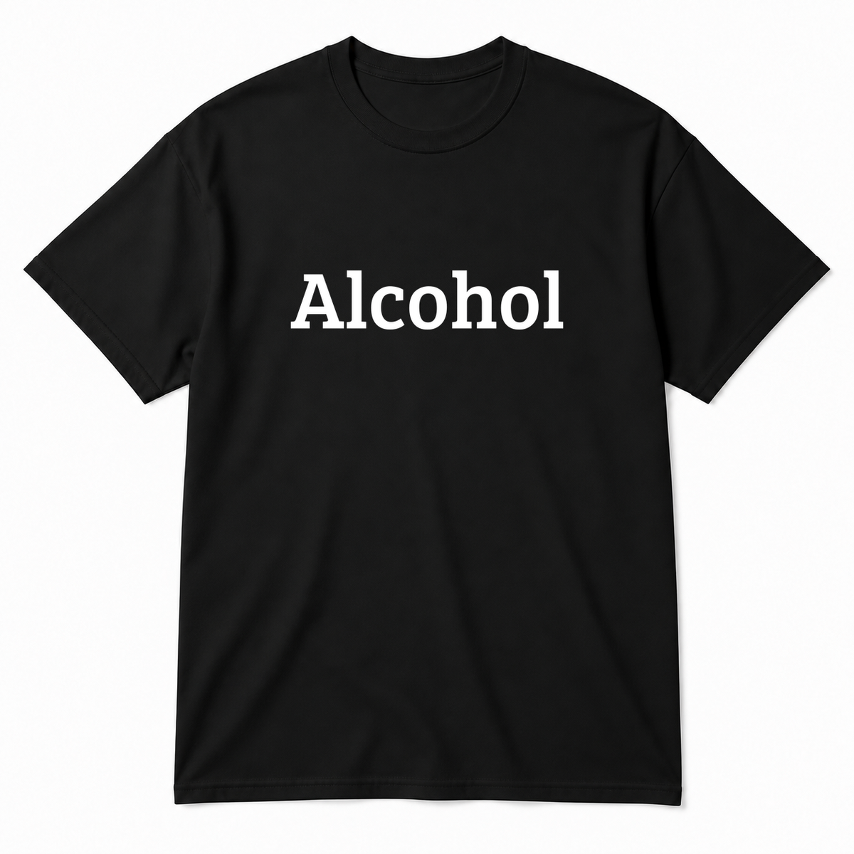 Alcohol T-Shirt in black