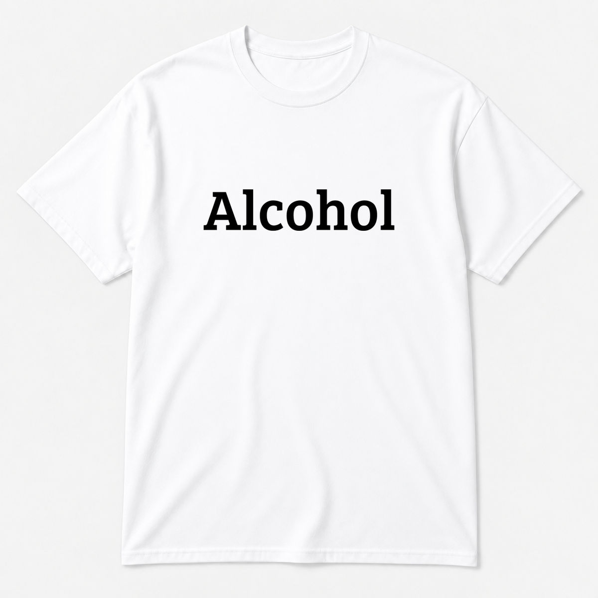 Alcohol T-Shirt in white