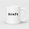 Draft Mug in white