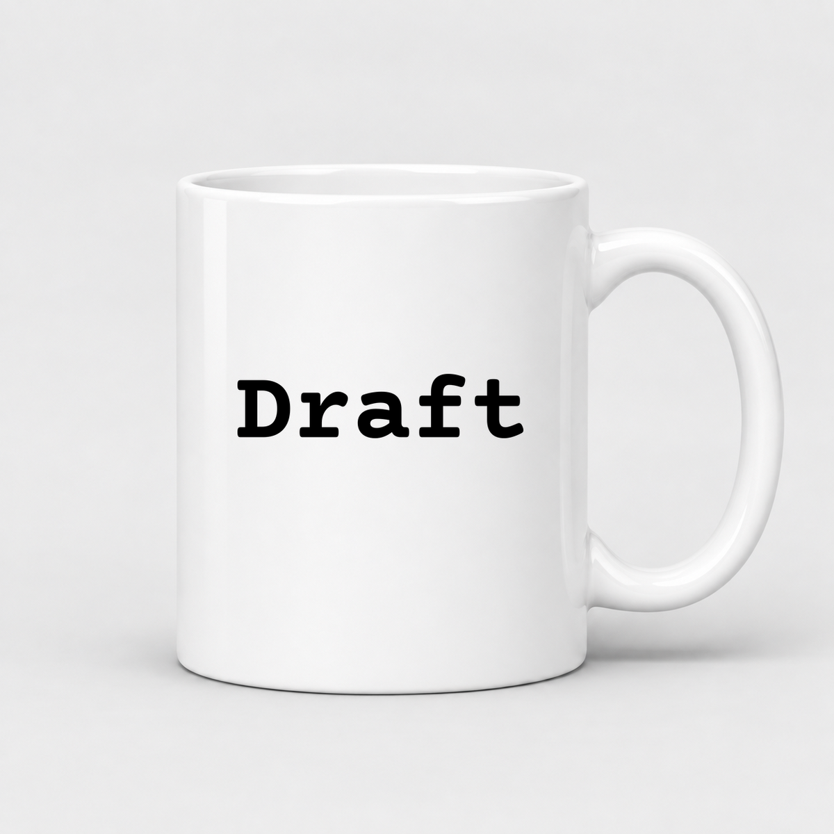 Draft Mug in white