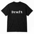 Draft T-Shirt in black