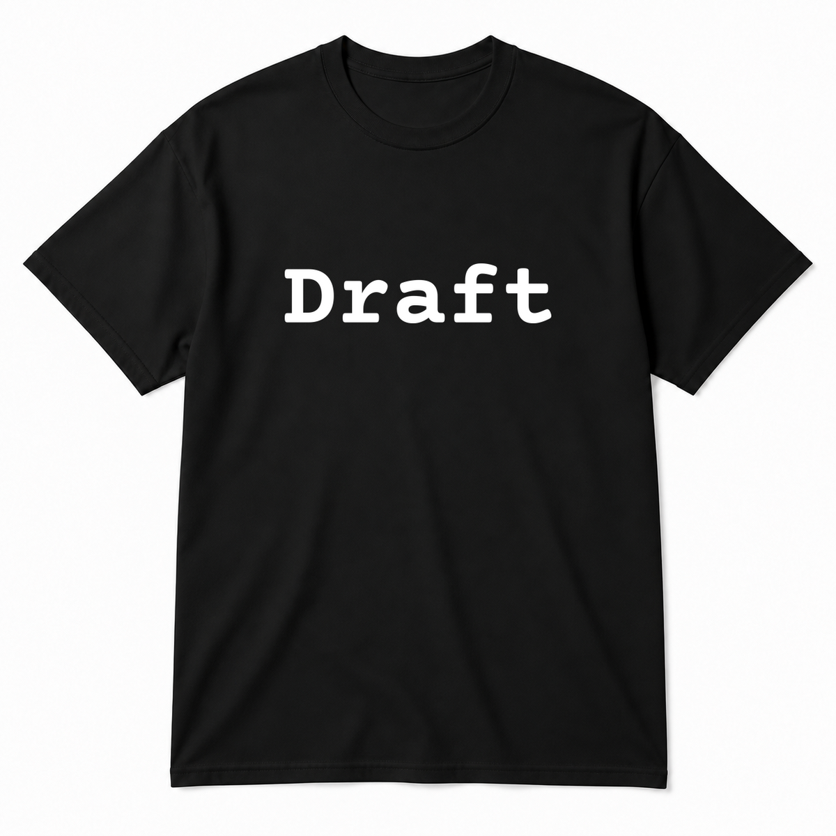 Draft T-Shirt in black