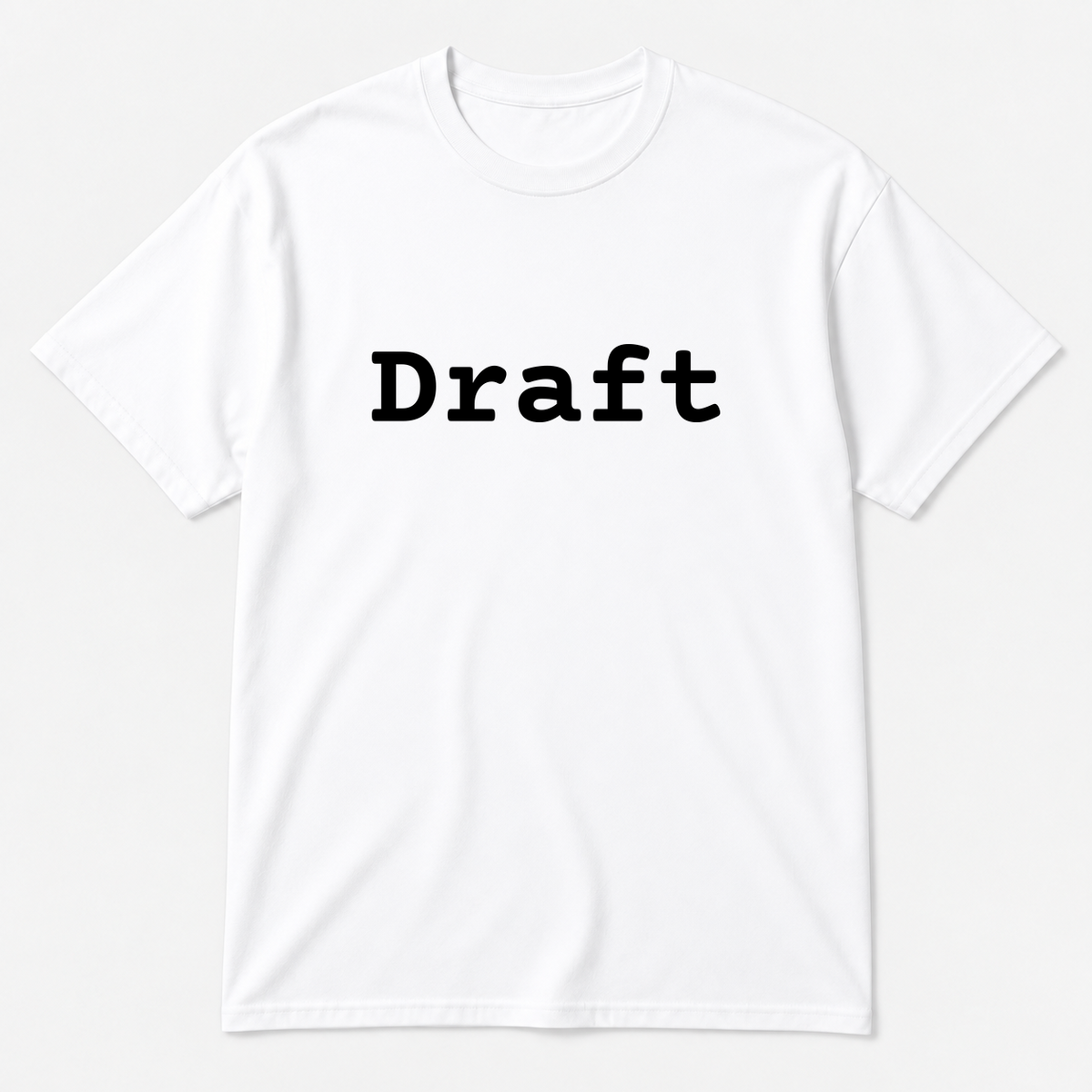 Draft T-Shirt in white