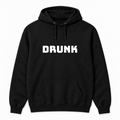Drunk Hoodie in black