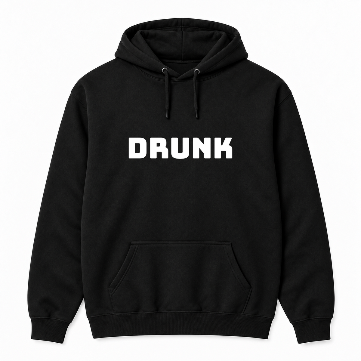 Drunk Hoodie in black